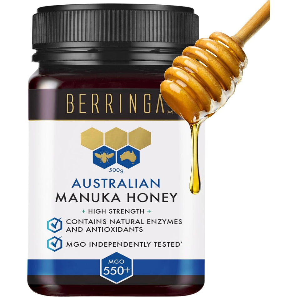 Berringa Australian Manuka Honey High Strength (MGO 550+) 500g