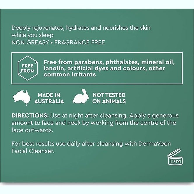 DermaVeen Face Regenerating Night Cream 50ml