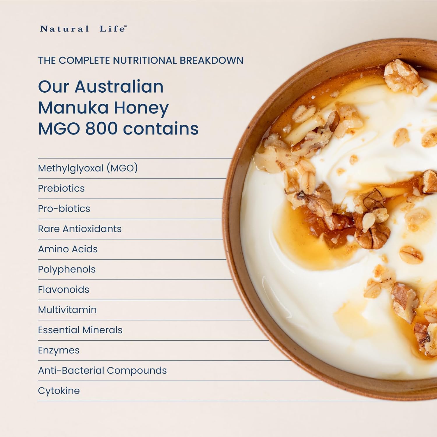 Natural Life Manuka Honey MGO 800 250g