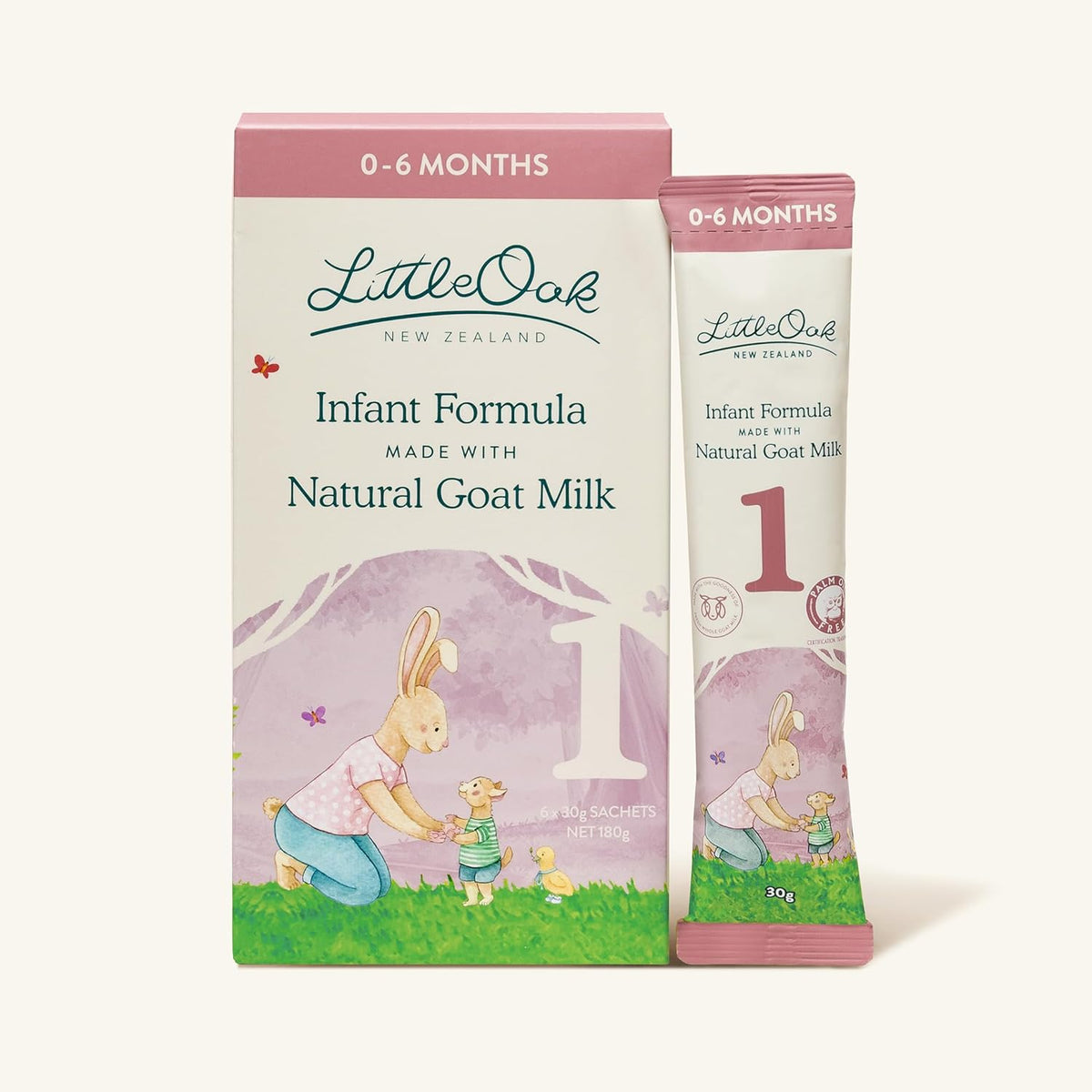 Littleoak Natural Goat Milk Infant Formula 6 X 30g Sachets