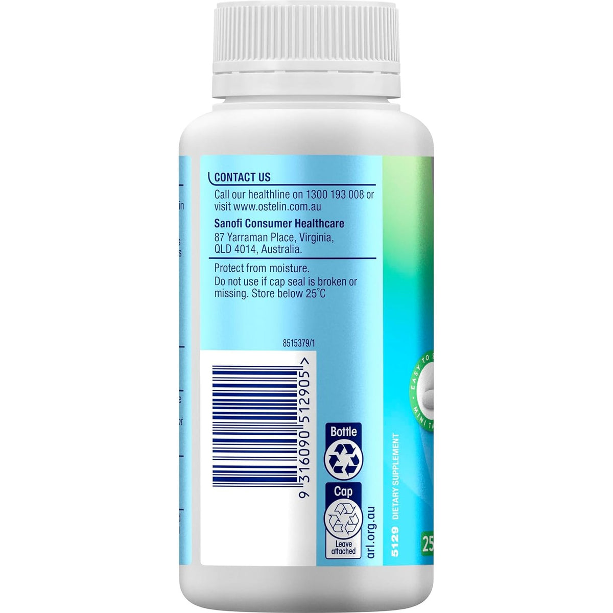 Ostelin Calcium & Vitamin D3 Minis 250 Tablets