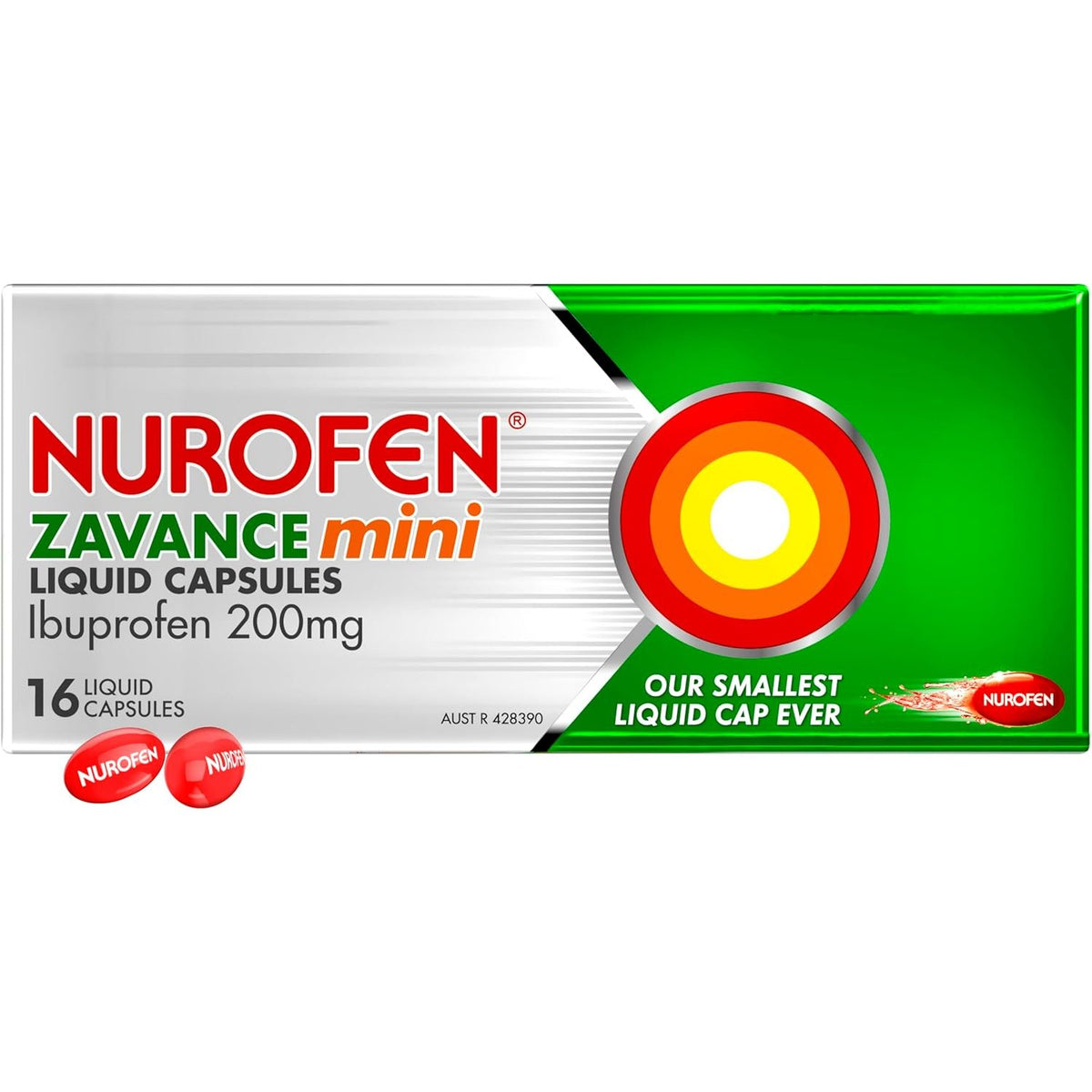 Nurofen Zavance Mini Liquid Capsules 16