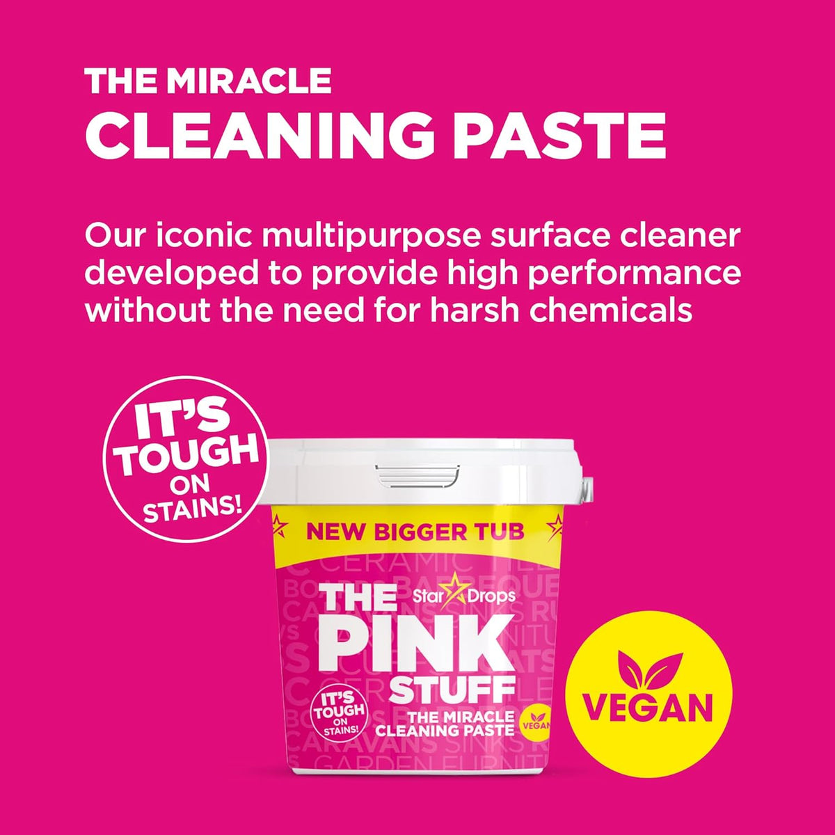 The Pink Stuff Miracle Cleaning Paste 850g
