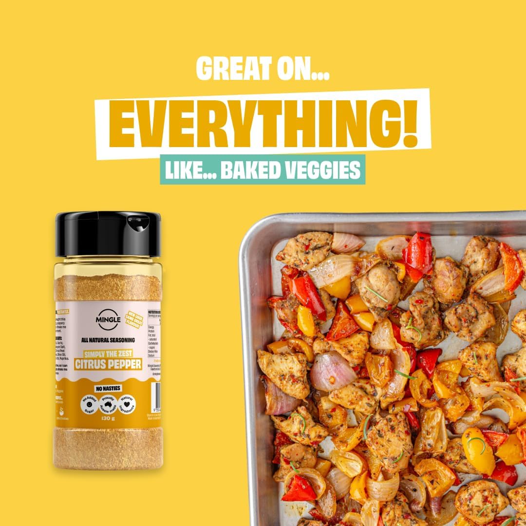 Mingle Lemon Pepper All Natural Seasoning 130g