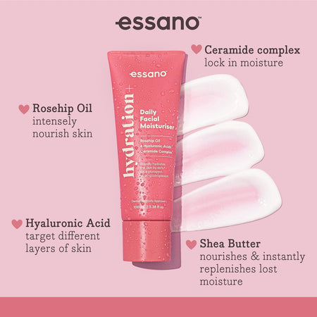 Essano Hydration+ Daily Facial Moisturiser 100 ml