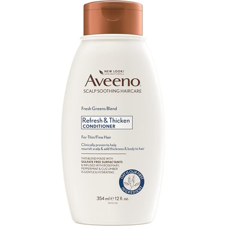 Aveeno Fresh Greens Blend Natural Volumising Conditioner for Fine Hair 354mL