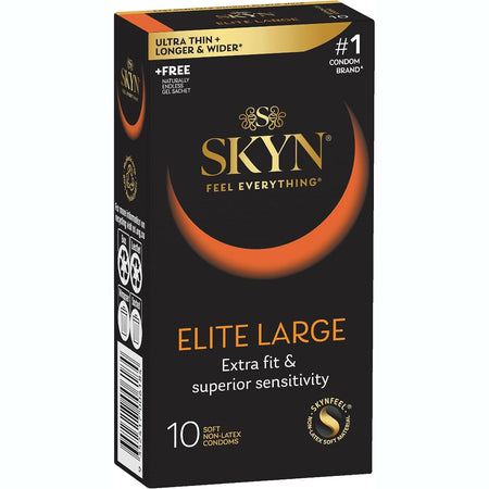 Skyn Large Soft Non Latex Condoms 10 Pack