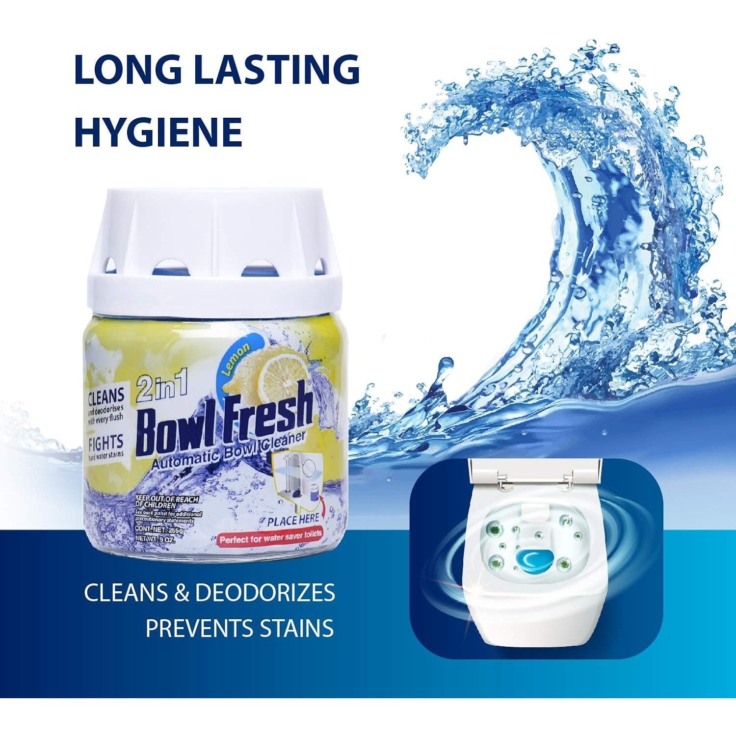 Bowl Fresh Automatic Bowl Cleaner Fresh Lemon 255g