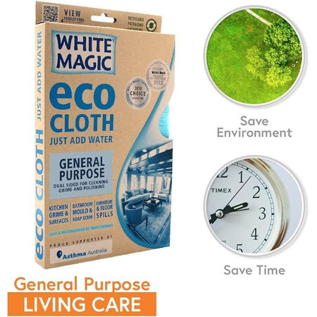 White Magic Eco MicroFibre General Purpose 1Pk