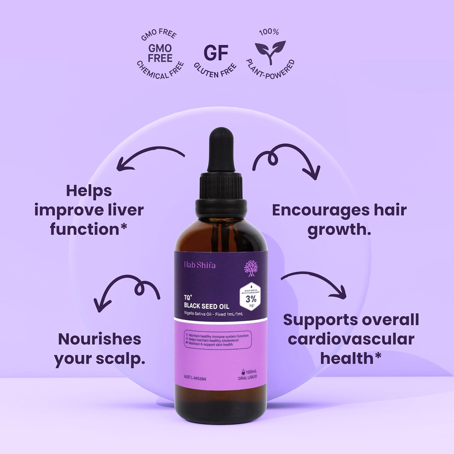 Hab Shifa TQ+ Black Seed Oil 100ml