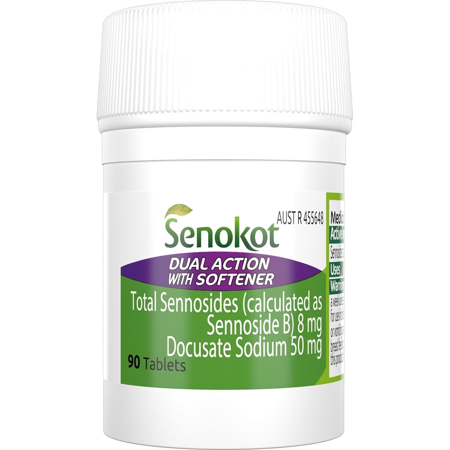 Senokot Dual Action With Softener 90 Tablets