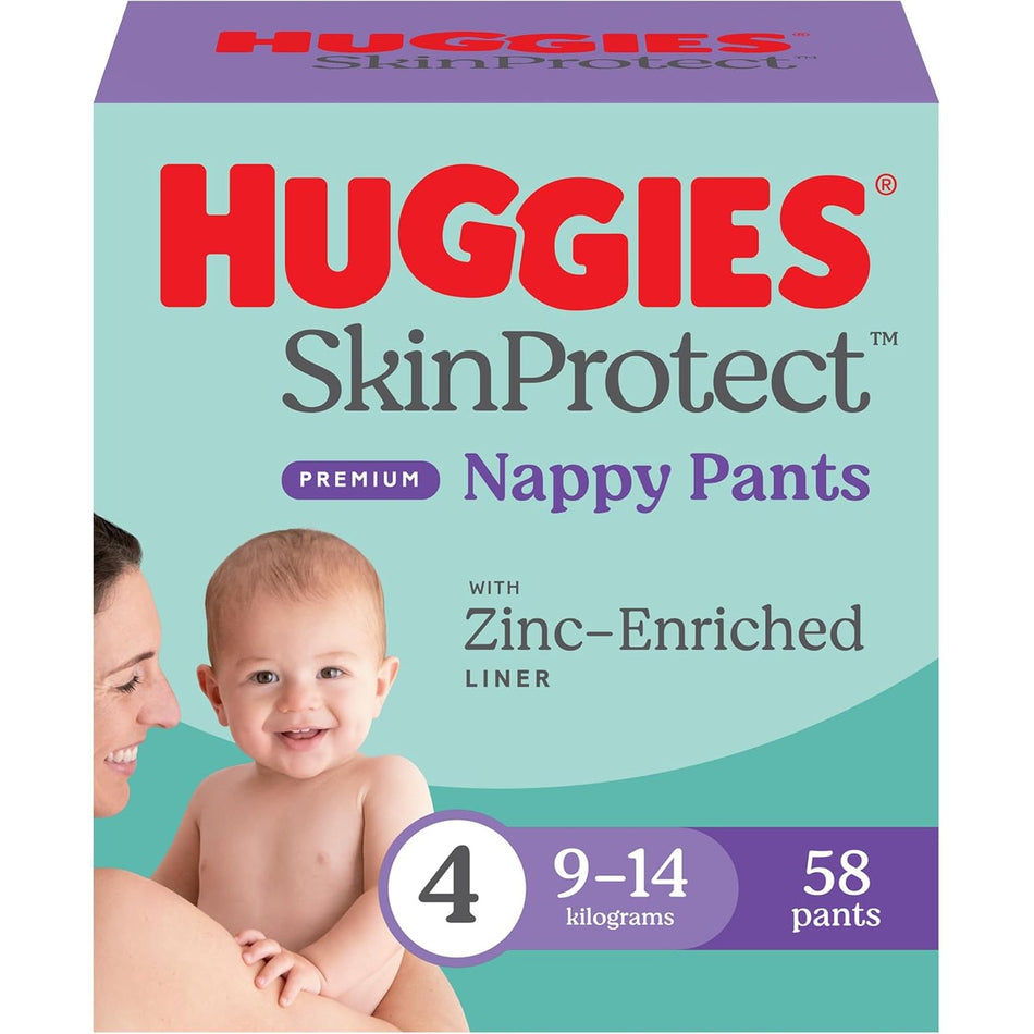 Huggies Skin Protect Lg 58pk Stage 4