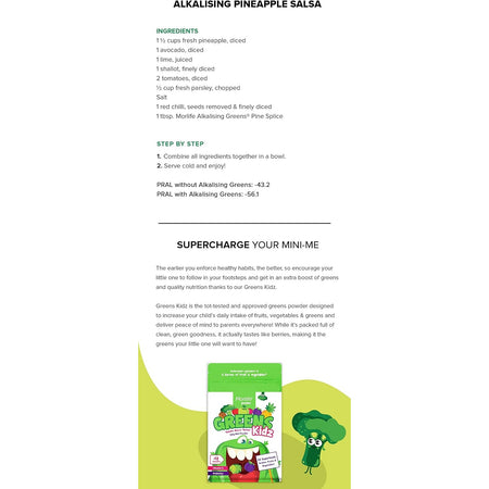 Morlife Alkalising Greens Pine Splice 200g