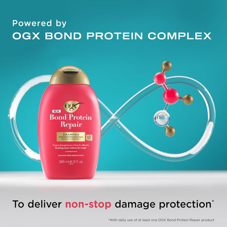 OGX Bond Protein Repair Shampoo 385mL