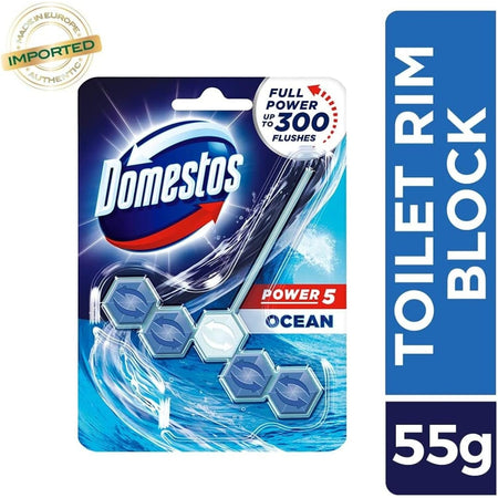 Domestos Power 5 Chlorine Toilet Block 55g