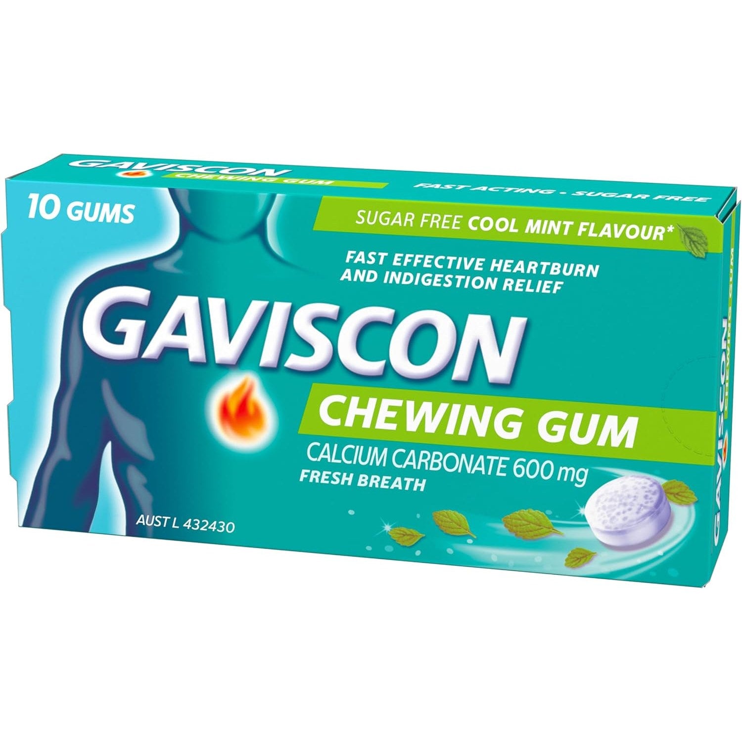 Gaviscon Chewing Gum 10 Pack