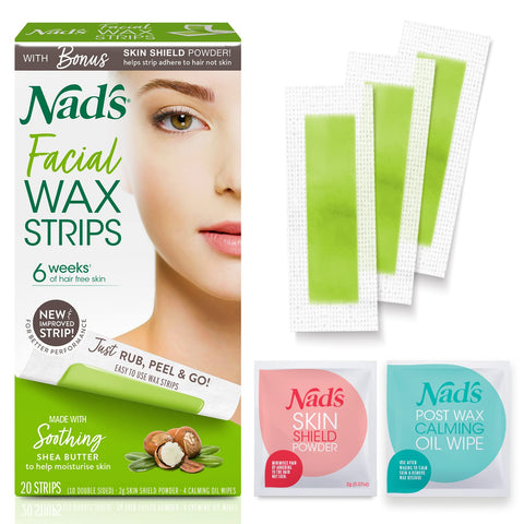 Nad's Facial Wax Strips 20