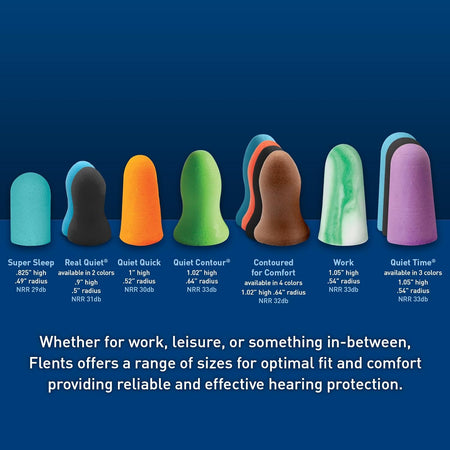 Quiet Please Foam Ear Plugs 10 Pairs