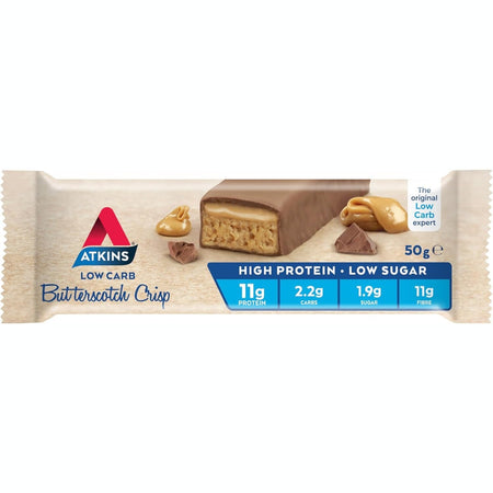Atkins Low Carb Bar Butterscotch Crisp 50g