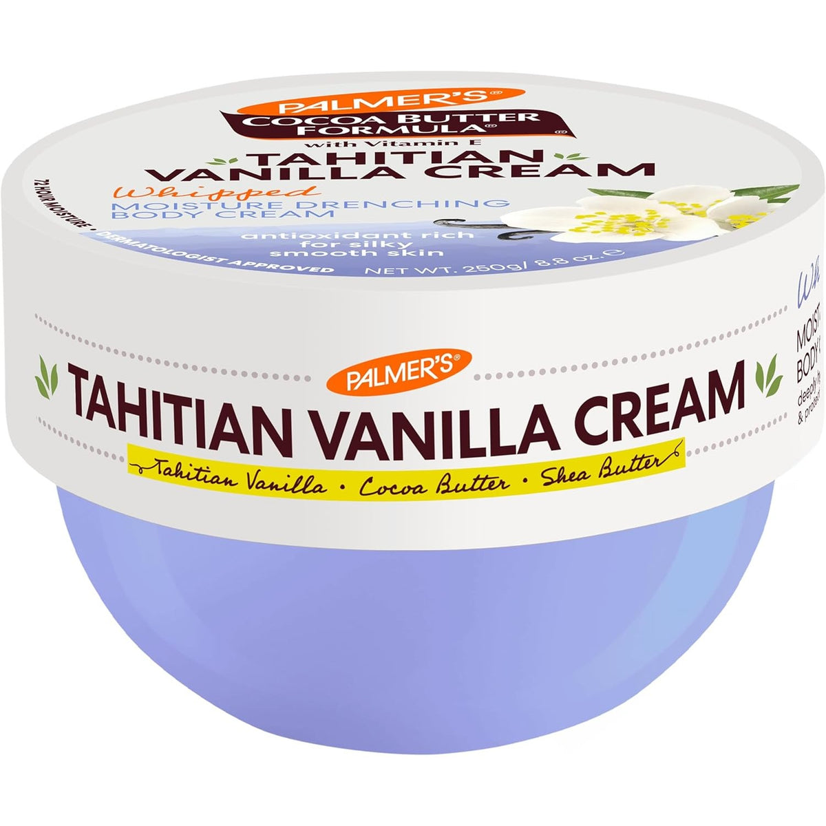Palmers Tahitian Vanilla Whipped Body Cream 250g