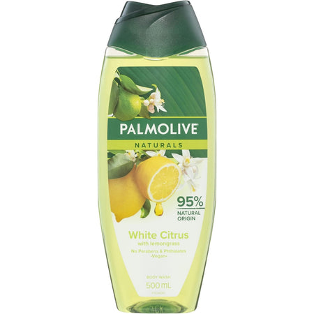 Palmolive Naturals White Citrus Body Wash With Lemongrass 500mL