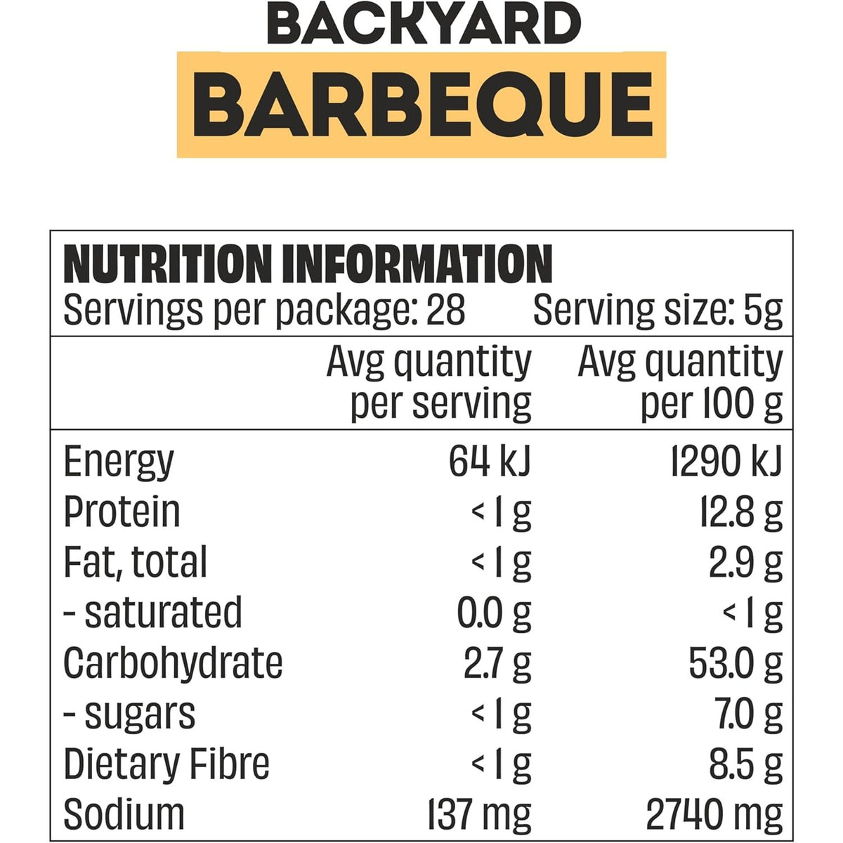 Mingle Backyard Barbeque All Natural Seasoning 140g