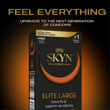Skyn Large Soft Non Latex Condoms 10 Pack