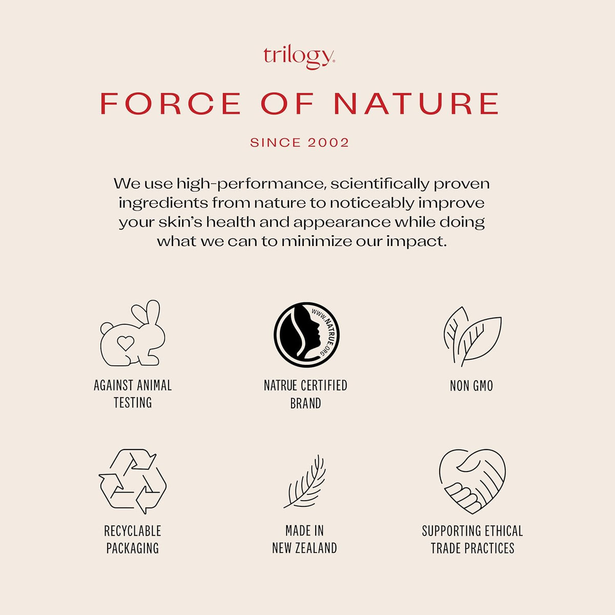 Trilogy Hyaluronic Acid+water Cream 50ml