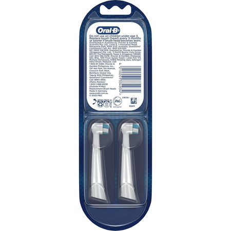 Oral B Power Toothbrush iO Advanced Clean Refills White 2 Pack