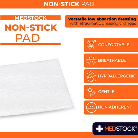 Medstock Non Stick Pad 5 cmx5 cm 5Pack