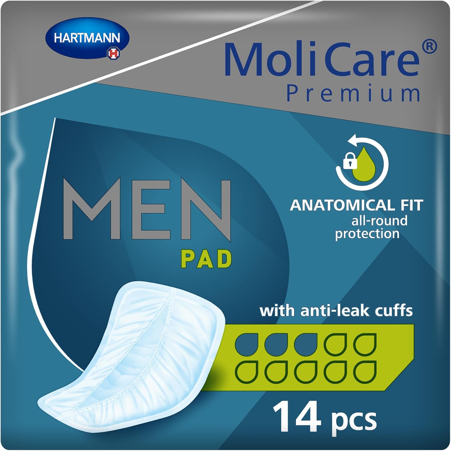 Molicare Premium Men Pad 3 Drops 14 Pack