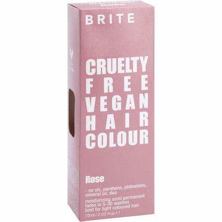 Brite Organix Semi Permanent Hair Colour Rose 75ml