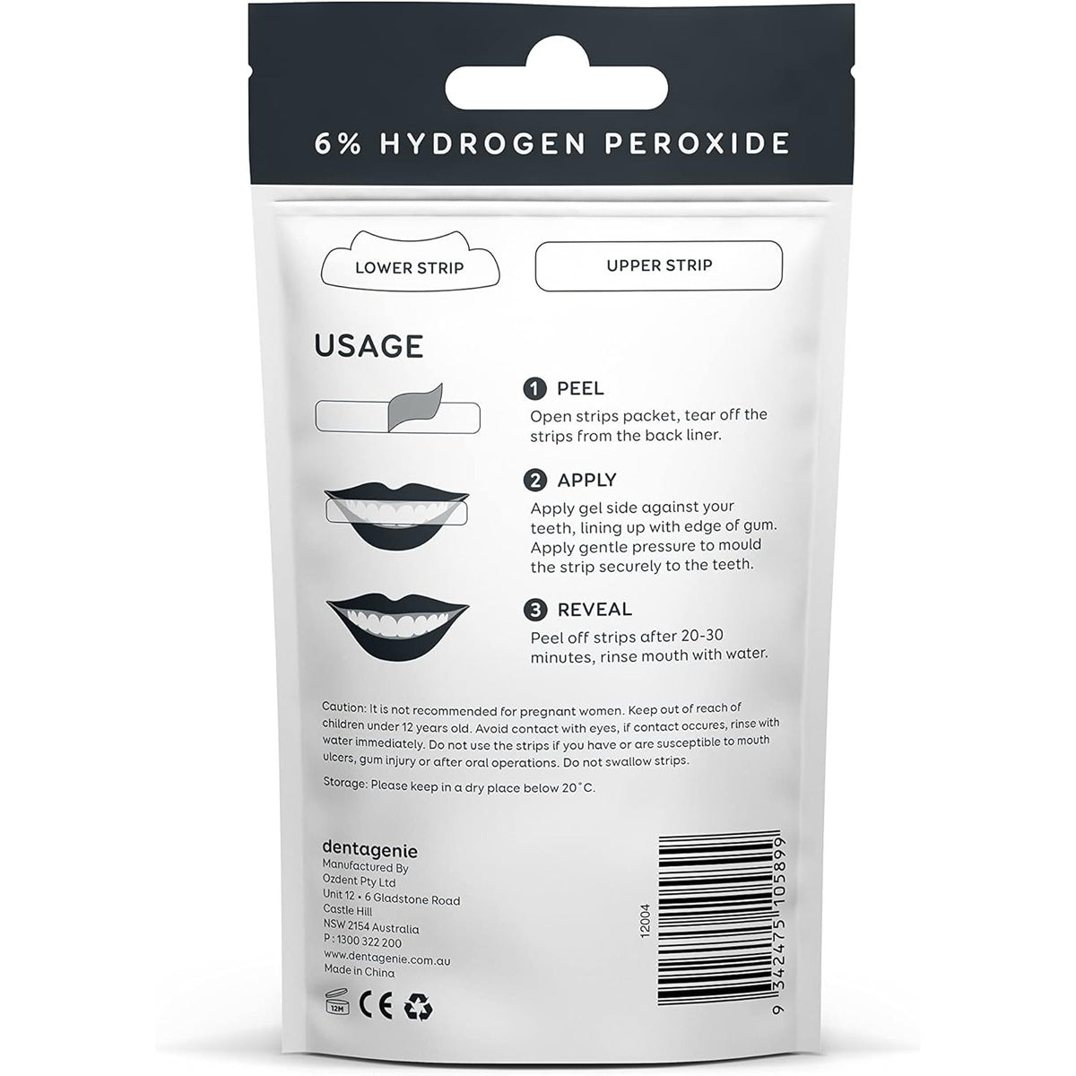 Dentagenie Go2 Whitening Strips 28Pk