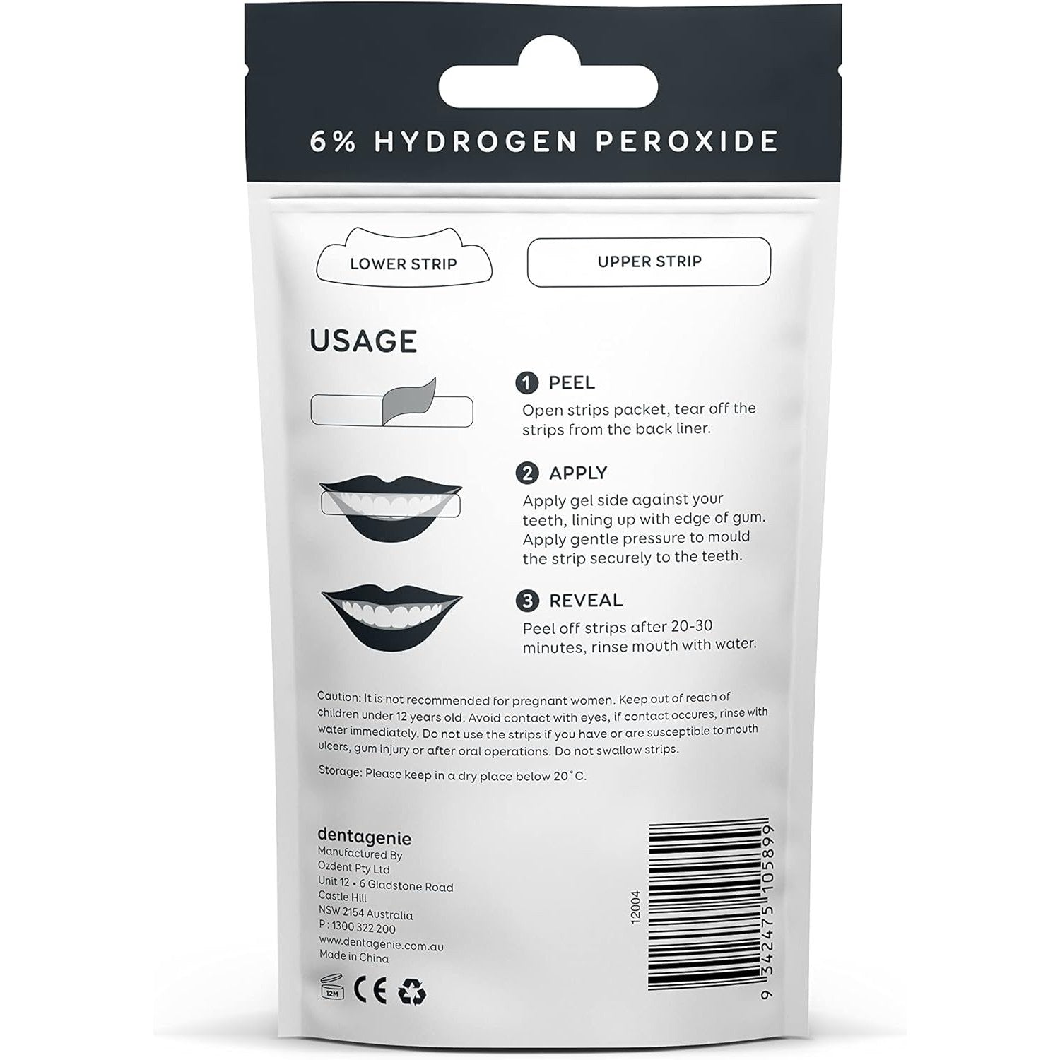 Dentagenie Go2 Whitening Strips 28Pk