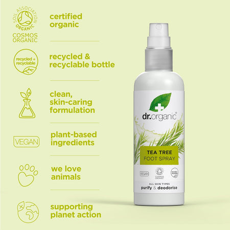 Dr Organic Tea Tree Foot Spray 100ml