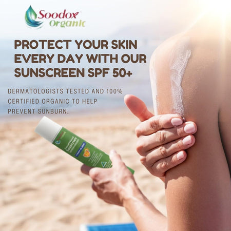SOODOX Natural Mineral Sunscreen 7 Years to Adult SPF50 100g
