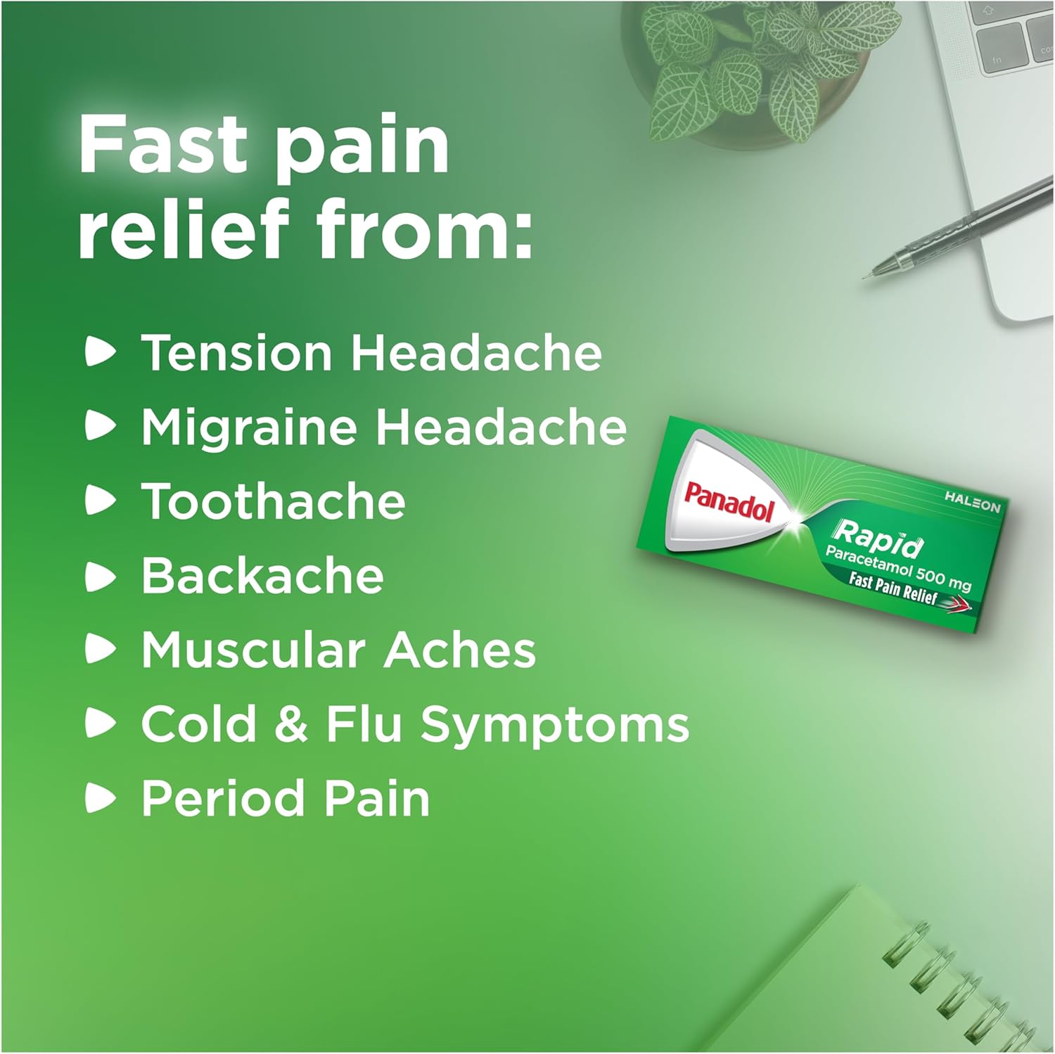 Panadol Rapid 500mg 16 Caplets