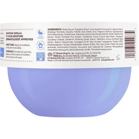 Palmers Tahitian Vanilla Whipped Body Cream 250g