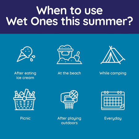 Wet Ones Be Fresh Original Antibacterial Hand & Body Wipes 40 Wipes