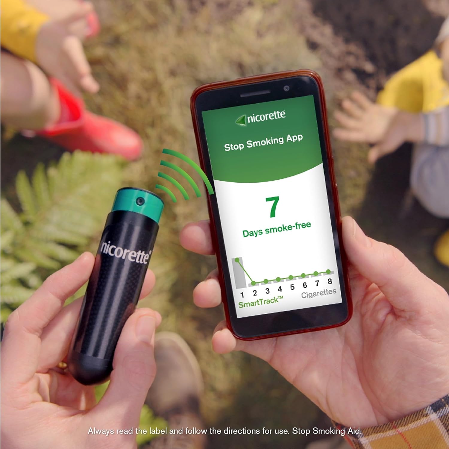 Nicorette QuickMist SmartTrack Nicotine Mouth Spray Freshmint 150 Sprays