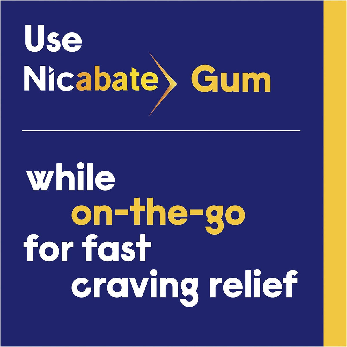 Nicabate Extra Fresh Mint Gum Quit Smoking 4mg 100 Pack