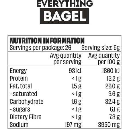 Mingle Everything Bagel All Natural Seasoning 130g