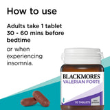 BLACKMORES Valerian Forte 30 Tablets