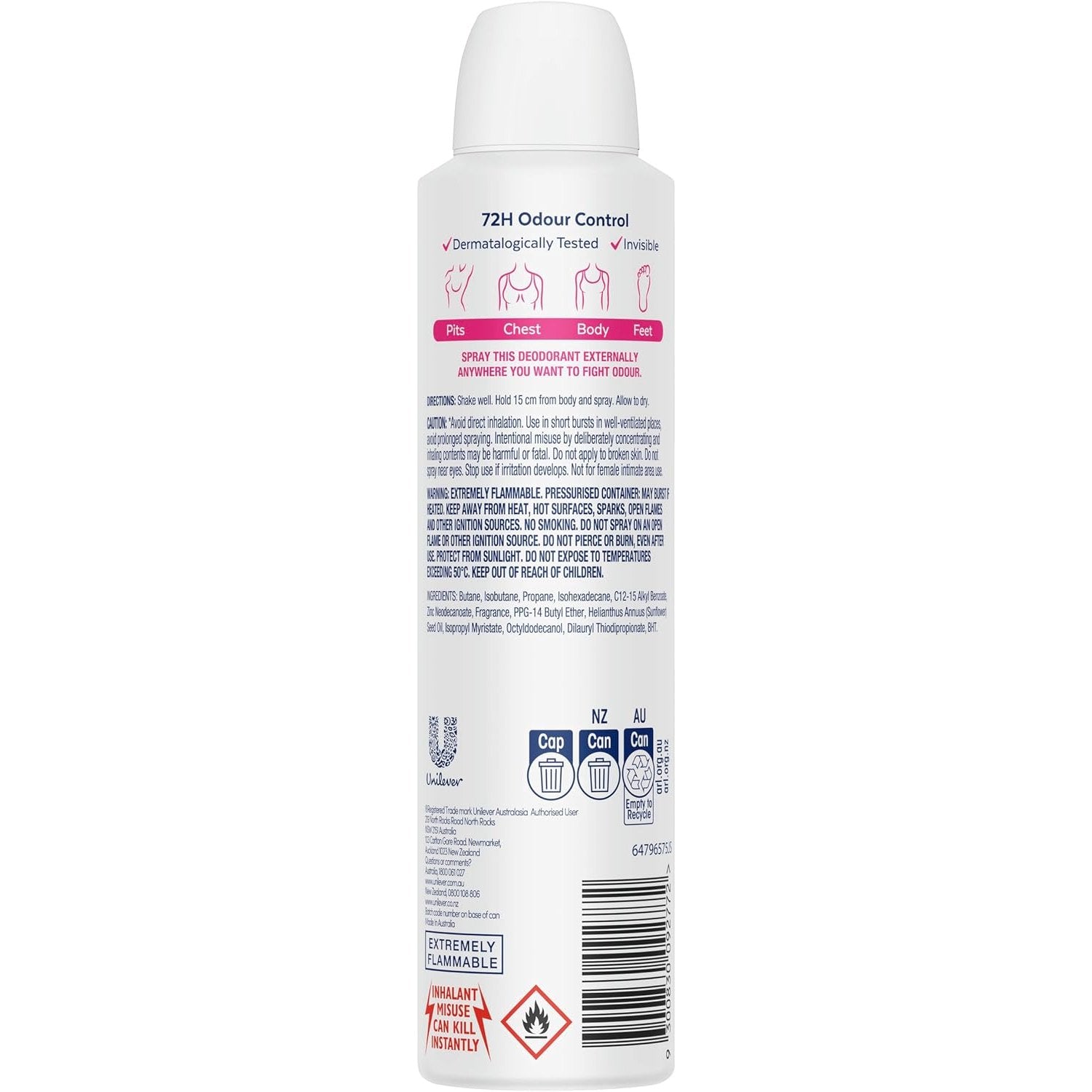 Rexona Deo Aerosl Wild Rose 230ml