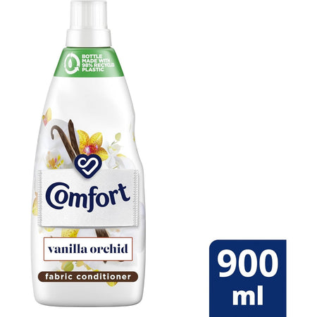 Comfort Concentrate Liquid Fabric Conditioner & Softner 900ml, Fragrance Collection VANILLA ORCHID