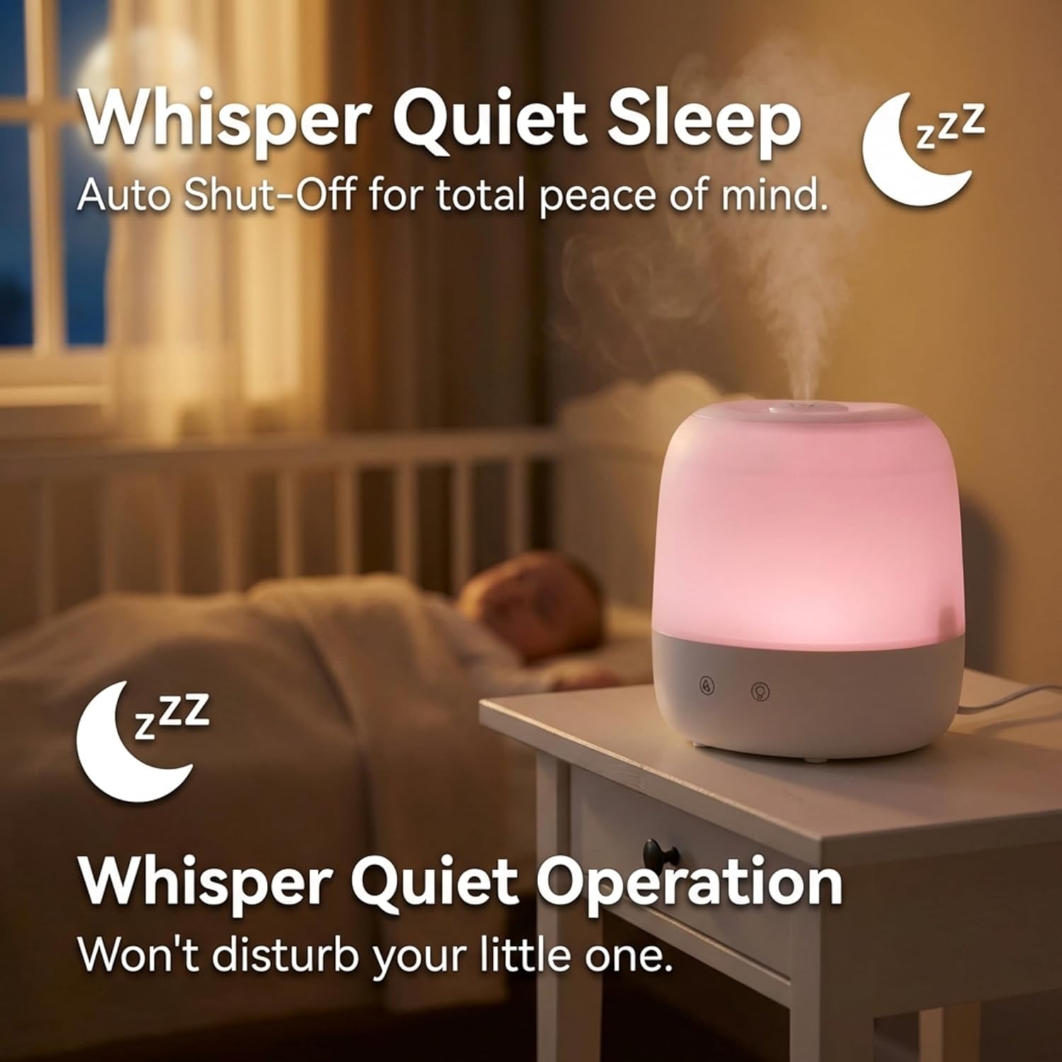 Medescan Rainbow Mist II Ultrasonic Humidifer 1 Each