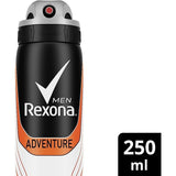 REXONA Men Antiperspirant Aerosol Deodorant Adventure 250ml