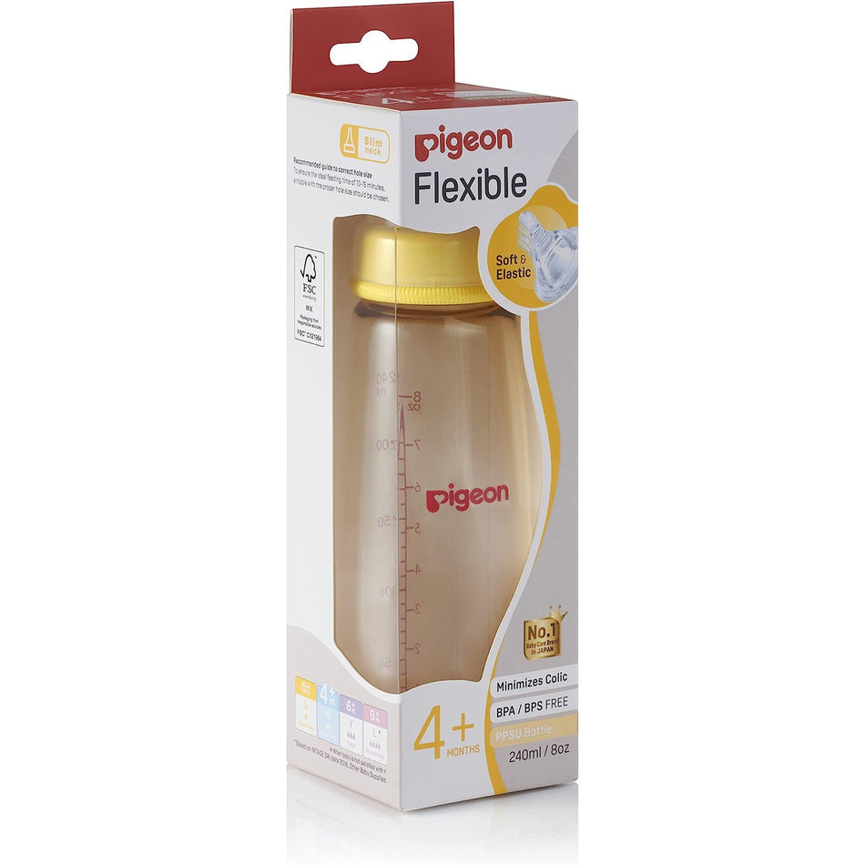 Pigeon Slim Neck Peristaltic PPSU Bottle 240ml