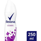 REXONA Women Antiperspirant Aerosol Deodorant Classic 250ml