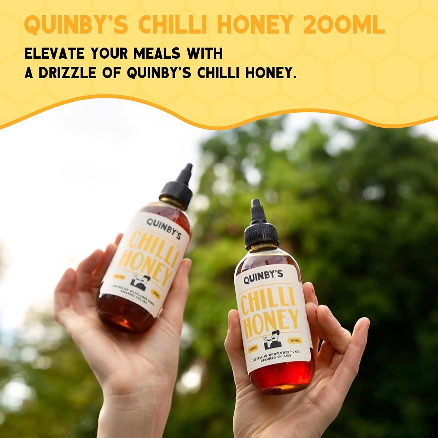 Quinby's Chilli Hot Honey 200ml